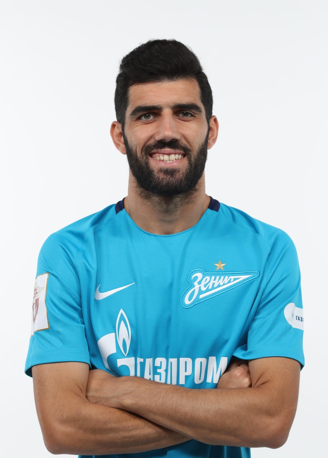 Фотосессия футболистов и тренеров основного состава ФК «Зенит» сезона 2017/2018