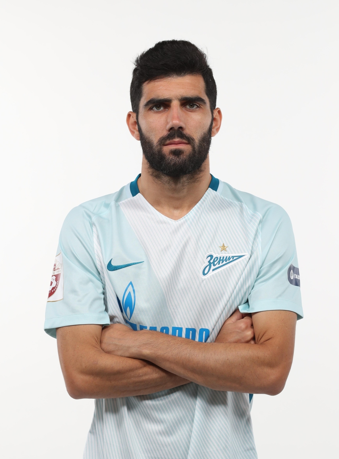 Фотосессия футболистов и тренеров основного состава ФК «Зенит» сезона 2017/2018