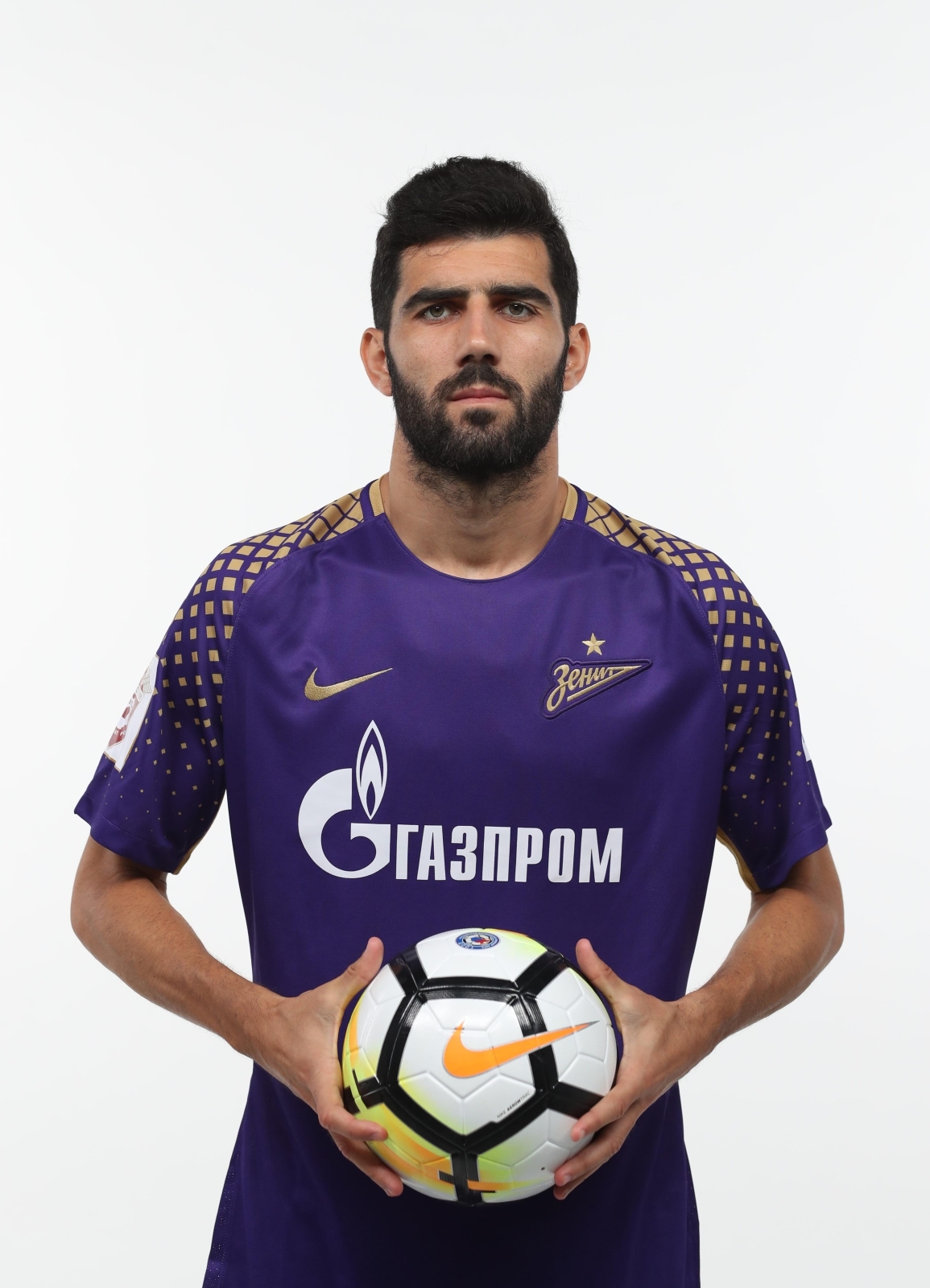 Фотосессия футболистов и тренеров основного состава ФК «Зенит» сезона 2017/2018