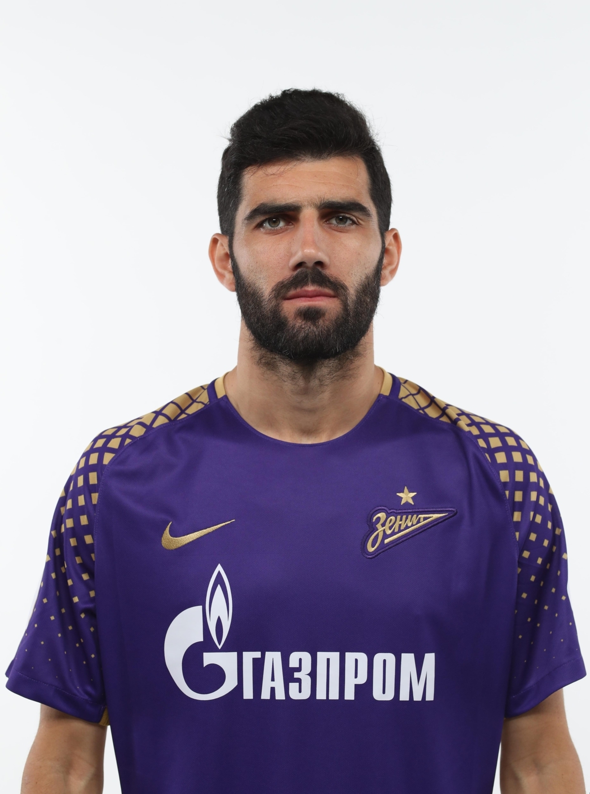 Фотосессия футболистов и тренеров основного состава ФК «Зенит» сезона 2017/2018