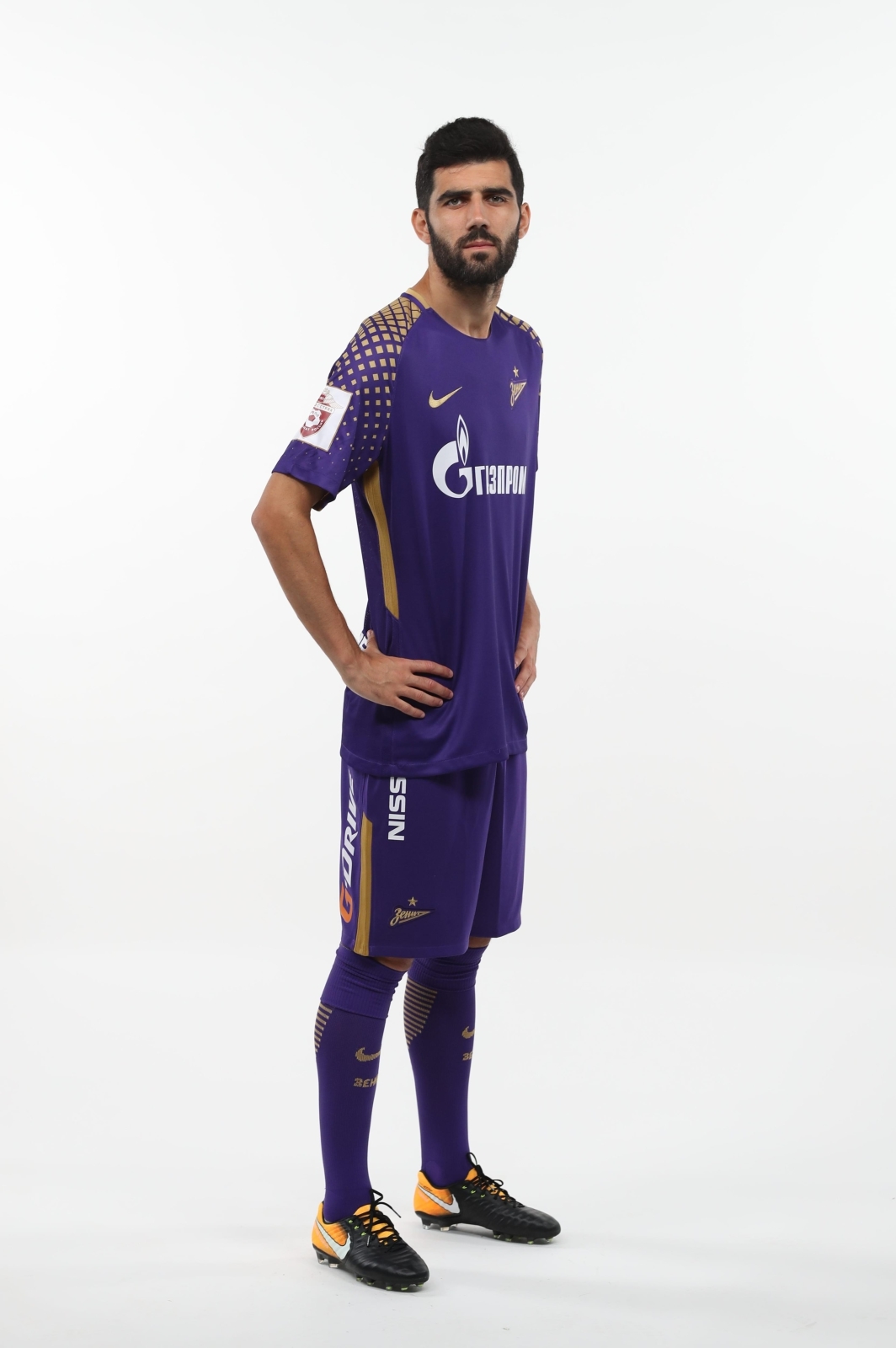 Фотосессия футболистов и тренеров основного состава ФК «Зенит» сезона 2017/2018