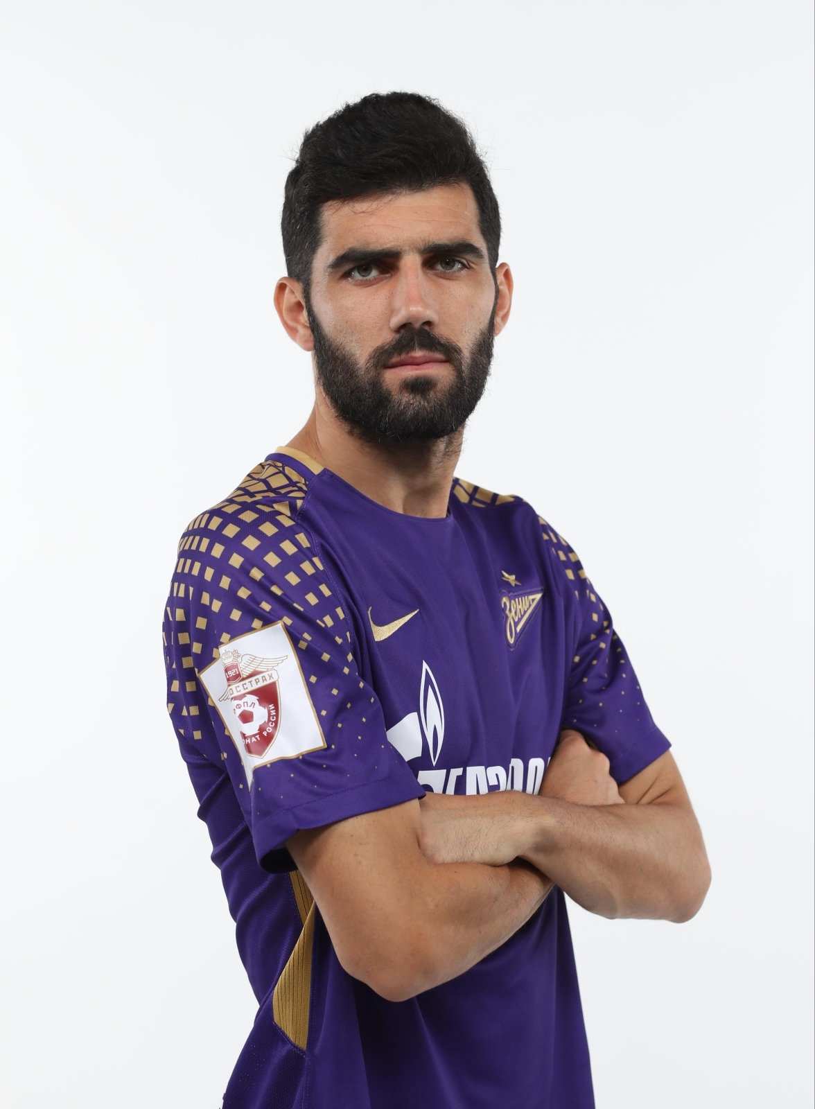 Фотосессия футболистов и тренеров основного состава ФК «Зенит» сезона 2017/2018