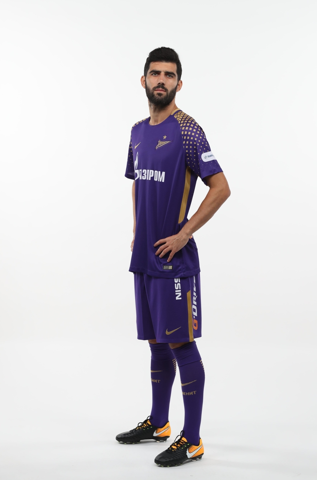 Фотосессия футболистов и тренеров основного состава ФК «Зенит» сезона 2017/2018