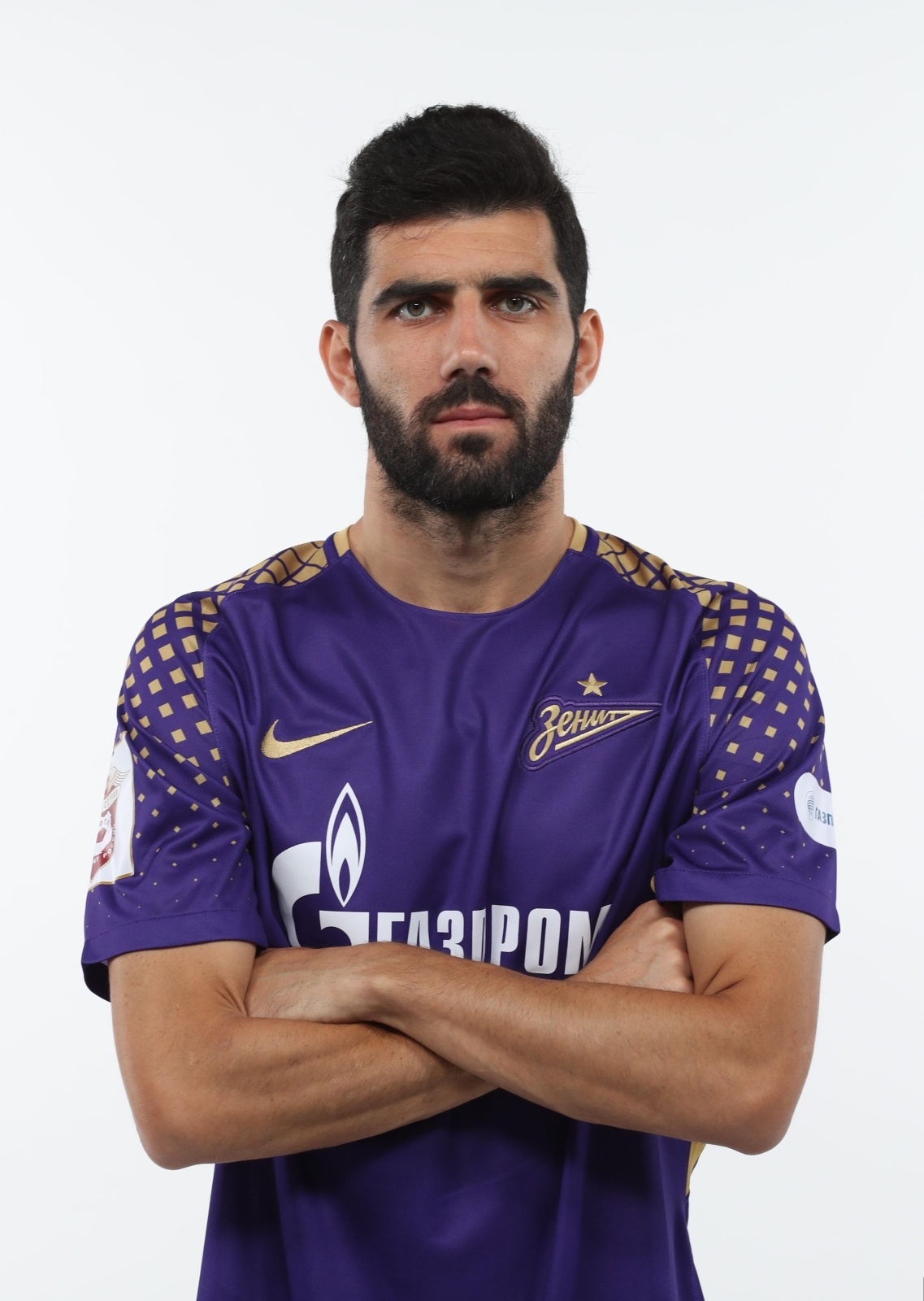 Фотосессия футболистов и тренеров основного состава ФК «Зенит» сезона 2017/2018