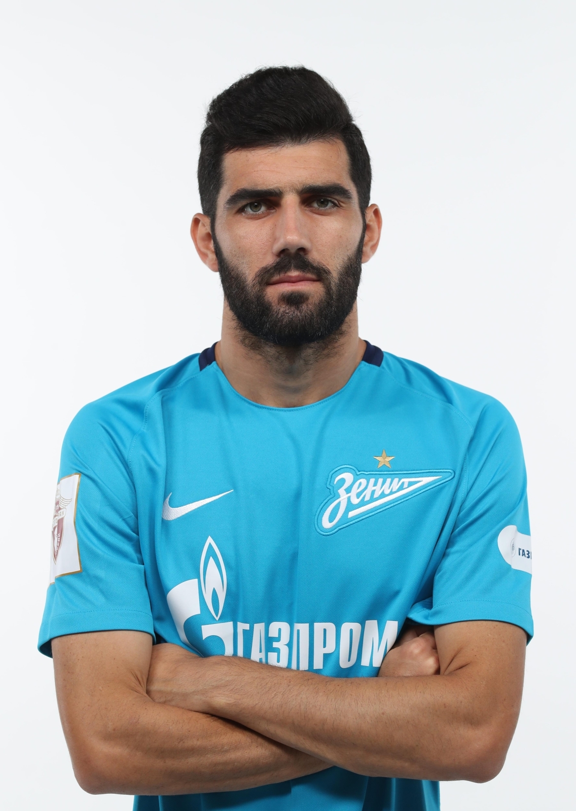 Фотосессия футболистов и тренеров основного состава ФК «Зенит» сезона 2017/2018