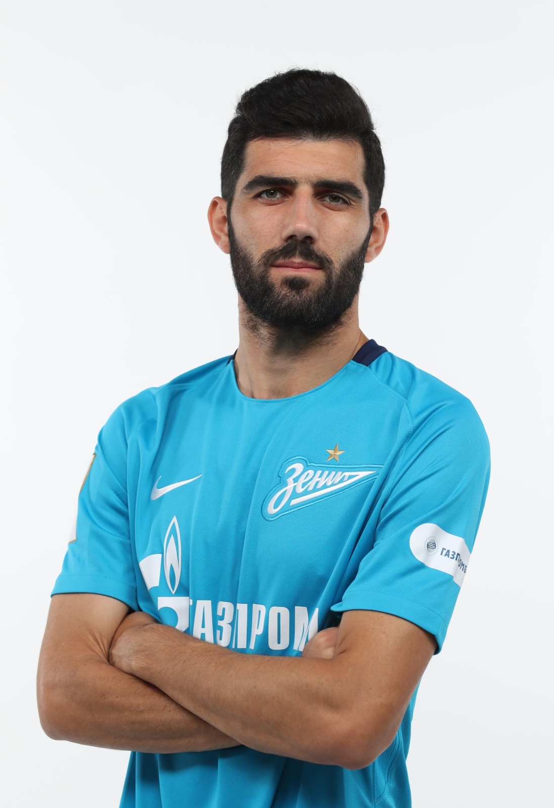 Фотосессия футболистов и тренеров основного состава ФК «Зенит» сезона 2017/2018