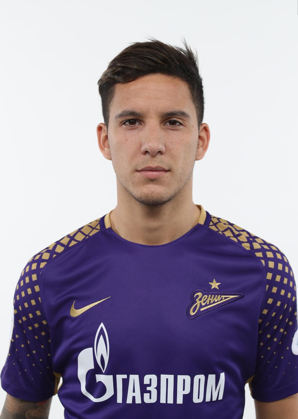 Фотосессия футболистов и тренеров основного состава ФК «Зенит» сезона 2017/2018