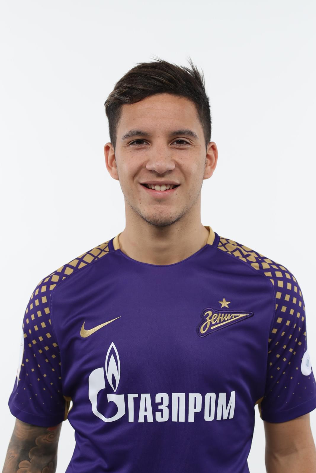 Фотосессия футболистов и тренеров основного состава ФК «Зенит» сезона 2017/2018