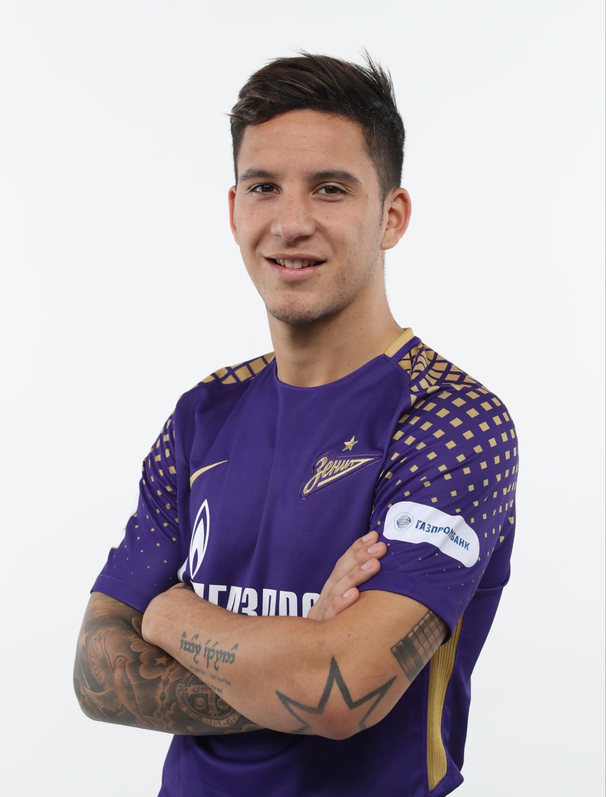 Фотосессия футболистов и тренеров основного состава ФК «Зенит» сезона 2017/2018