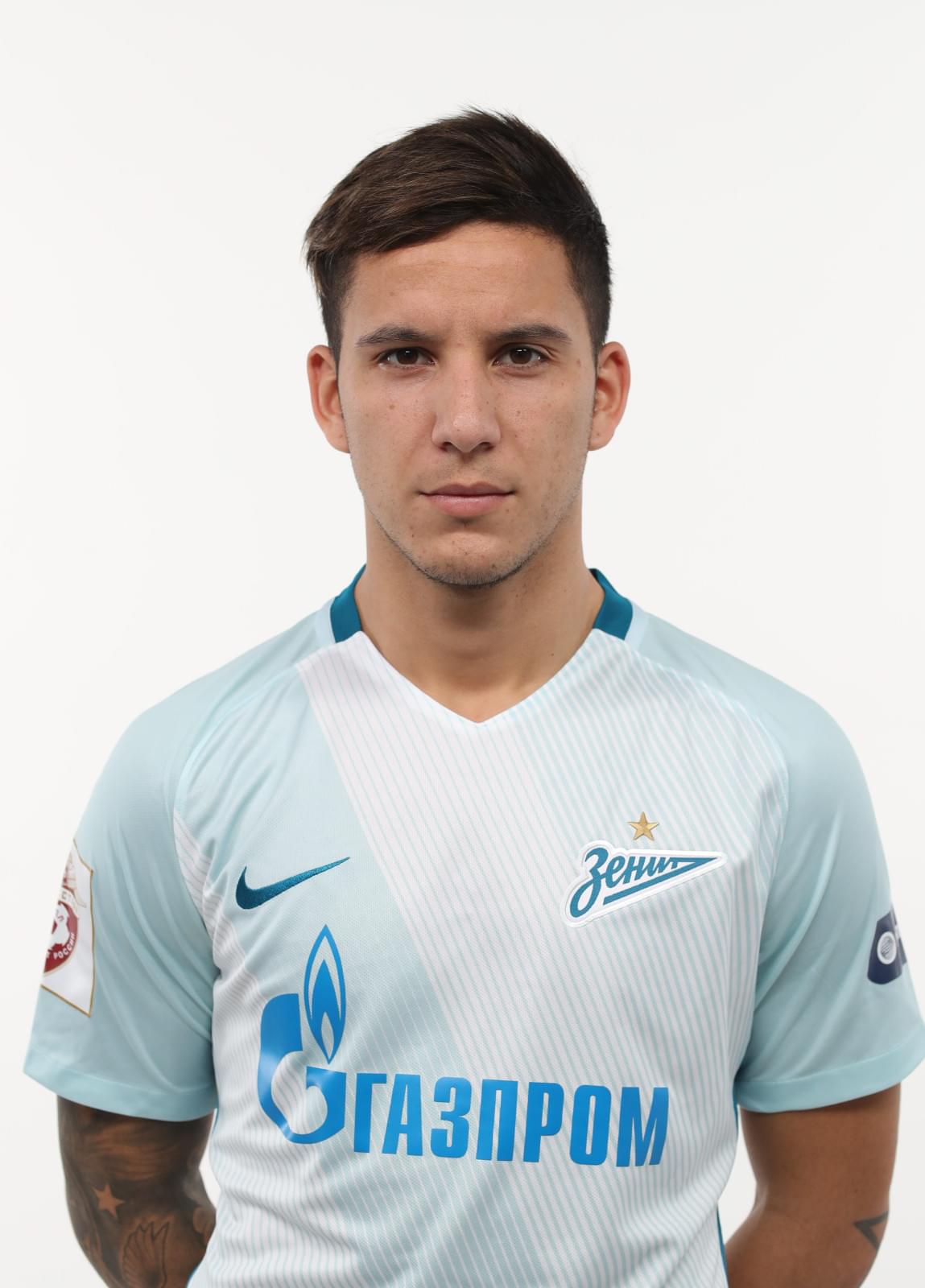 Фотосессия футболистов и тренеров основного состава ФК «Зенит» сезона 2017/2018