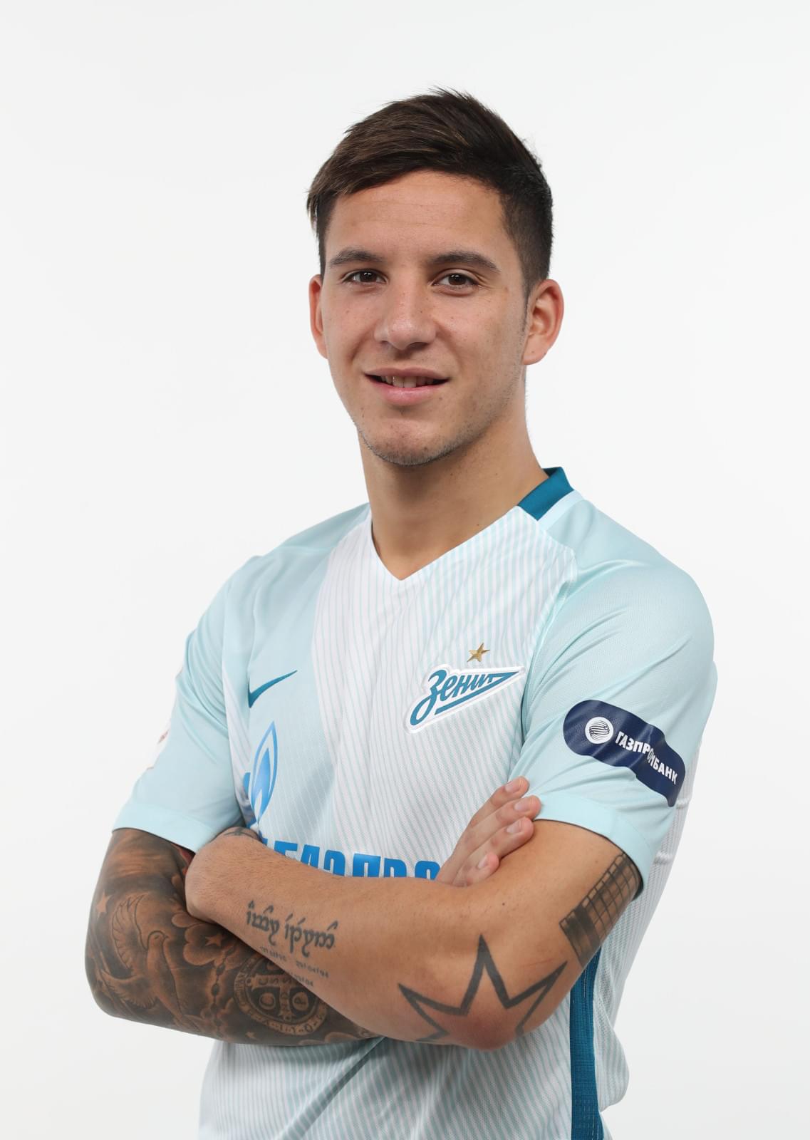 Фотосессия футболистов и тренеров основного состава ФК «Зенит» сезона 2017/2018