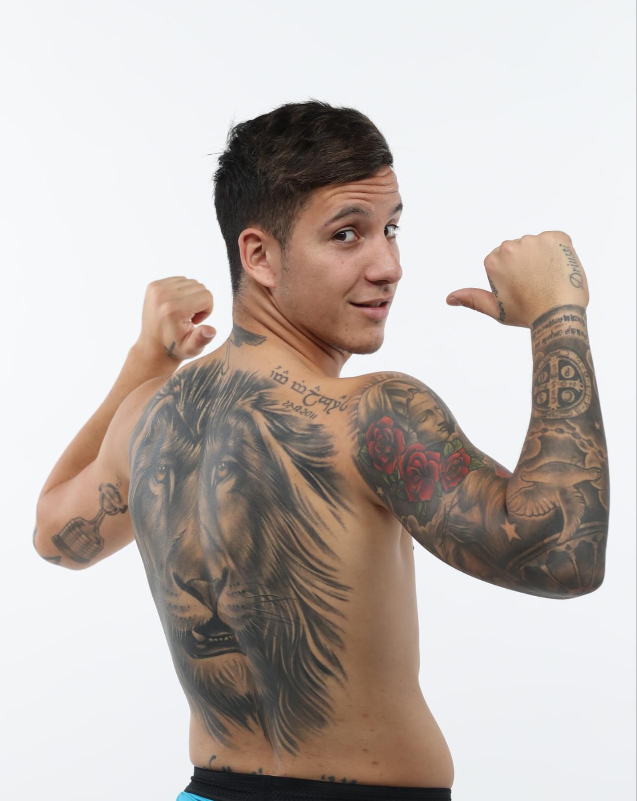 Фотосессия футболистов и тренеров основного состава ФК «Зенит» сезона 2017/2018