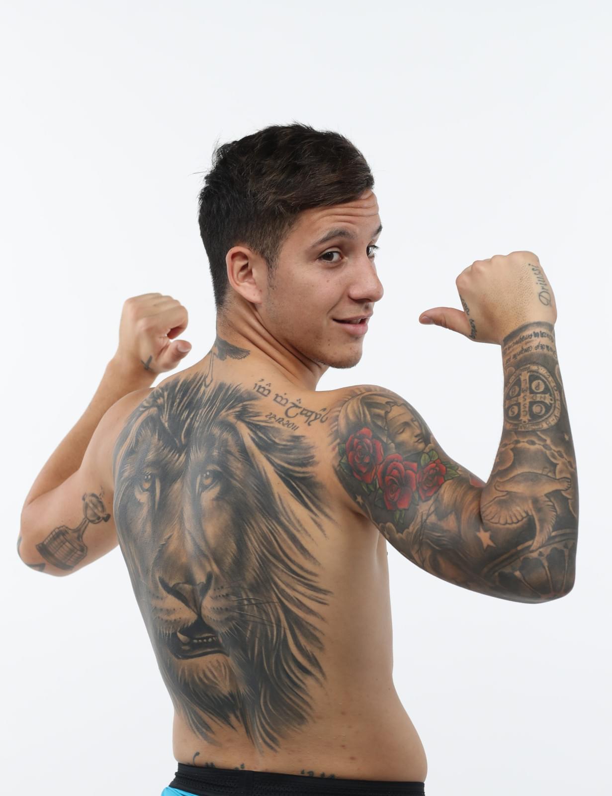 Фотосессия футболистов и тренеров основного состава ФК «Зенит» сезона 2017/2018