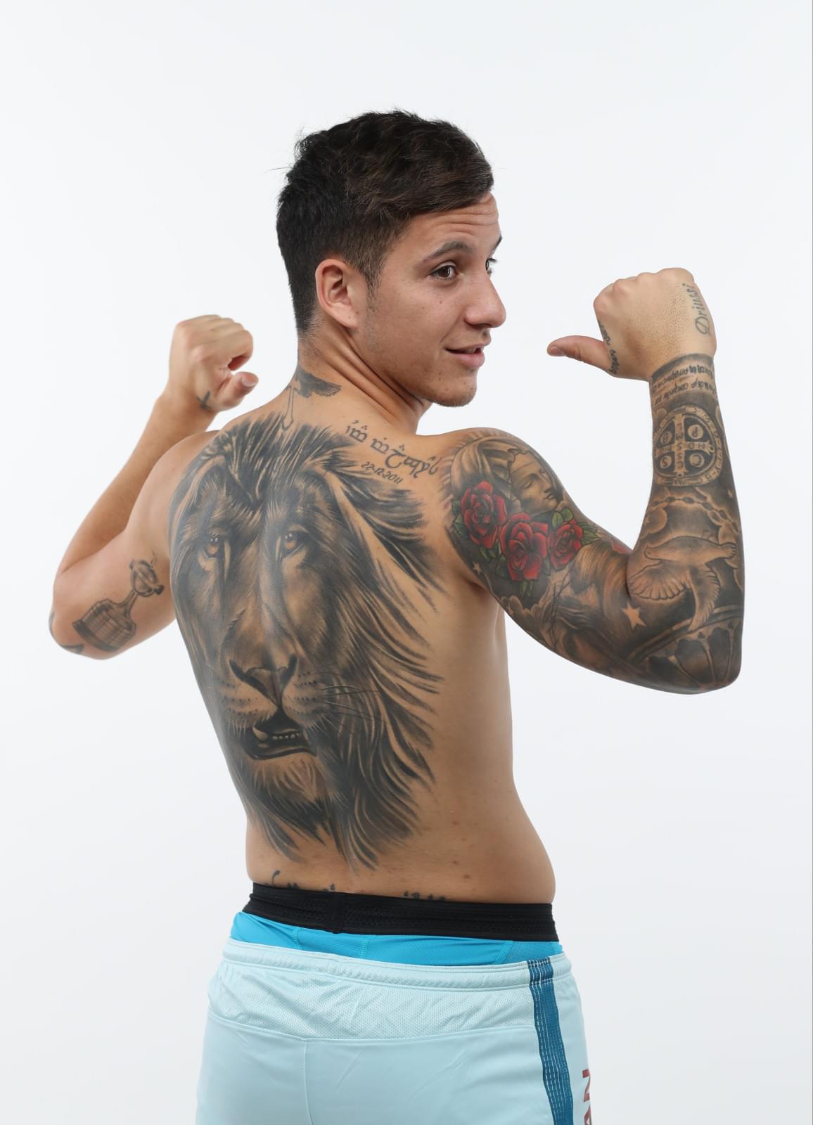 Фотосессия футболистов и тренеров основного состава ФК «Зенит» сезона 2017/2018