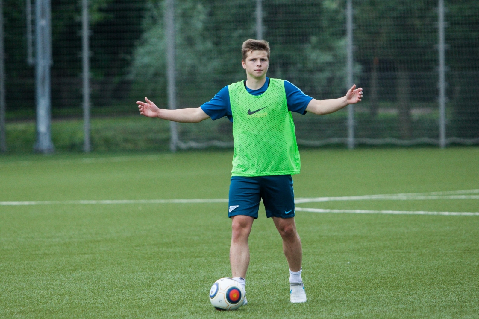 Тренировка «Зенита»-2 перед матчем с «Тюменью»