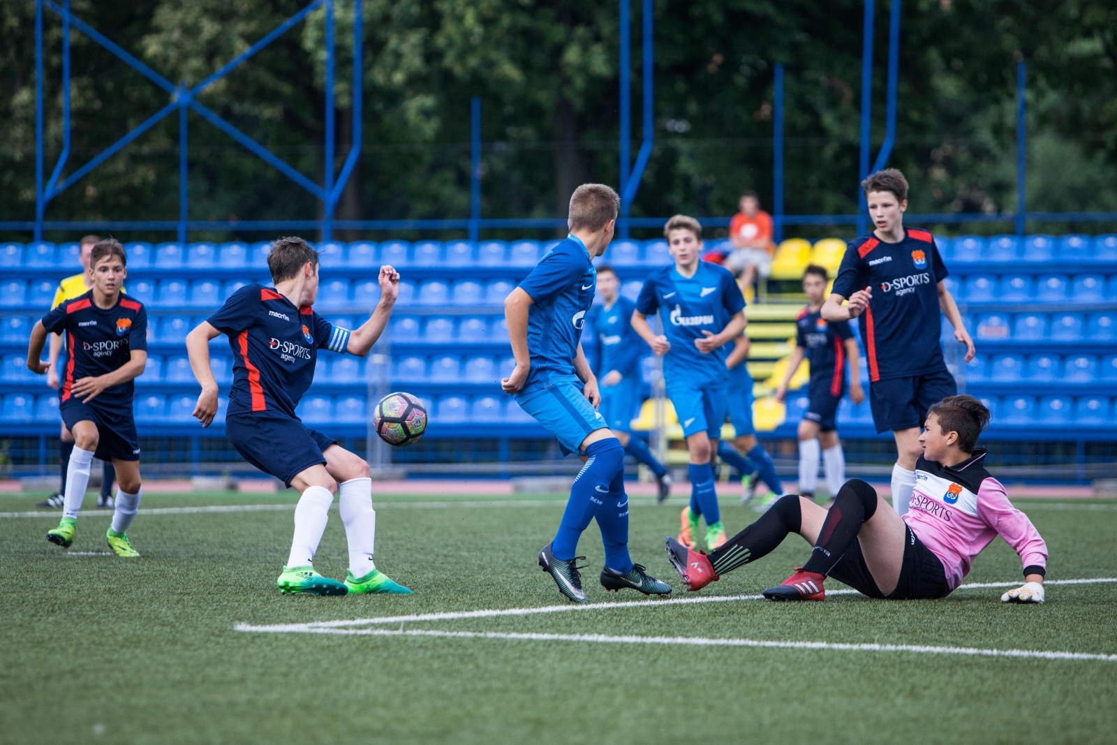 Предварительный этап первенства России среди футбольных школ, «Зенит» U-14 — «Автово» U-14, полуфинал