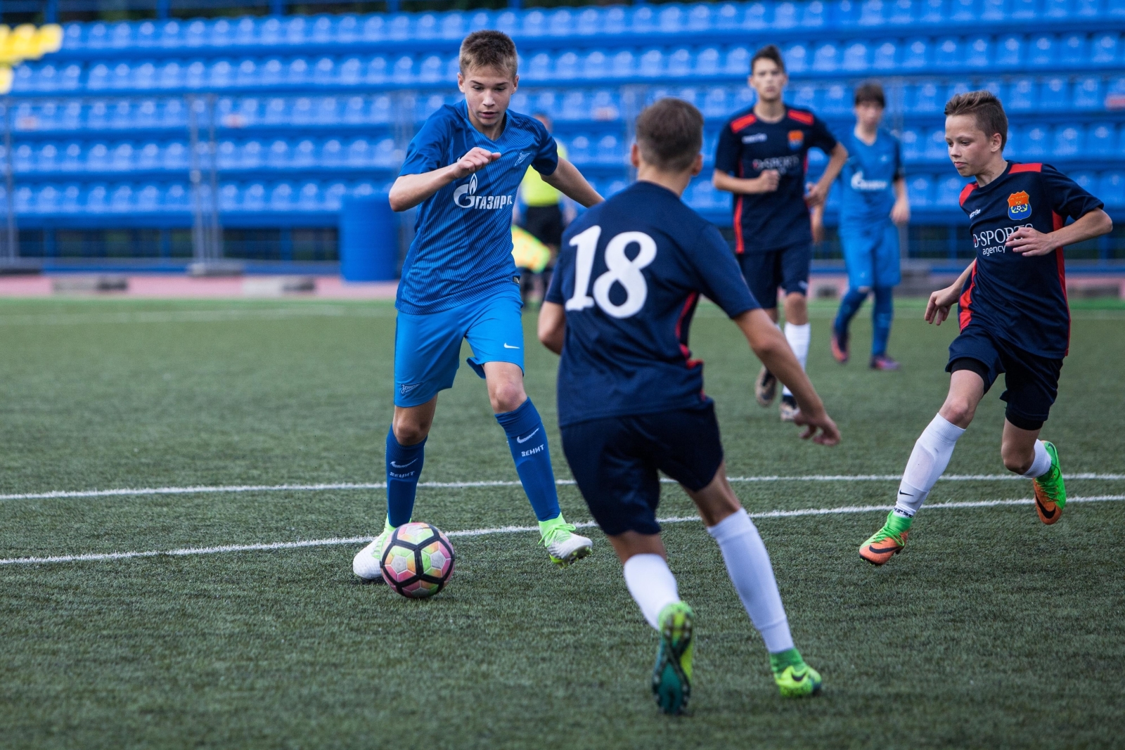 Предварительный этап первенства России среди футбольных школ, «Зенит» U-14 — «Автово» U-14, полуфинал