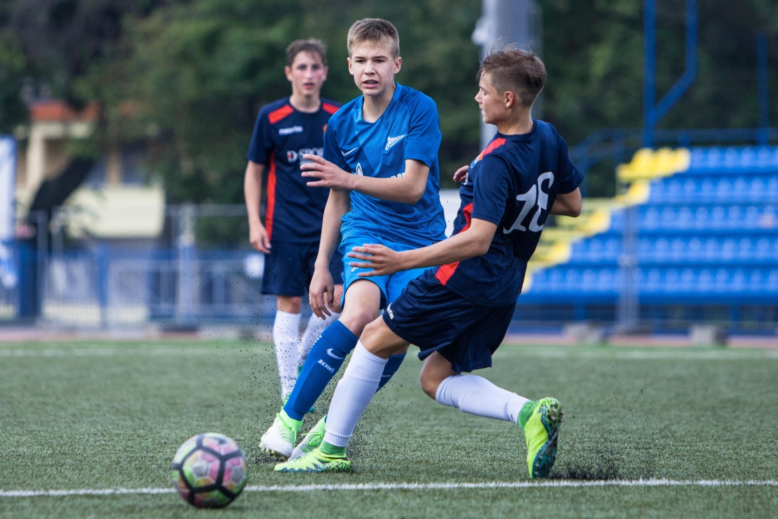 Предварительный этап первенства России среди футбольных школ, «Зенит» U-14 — «Автово» U-14, полуфинал