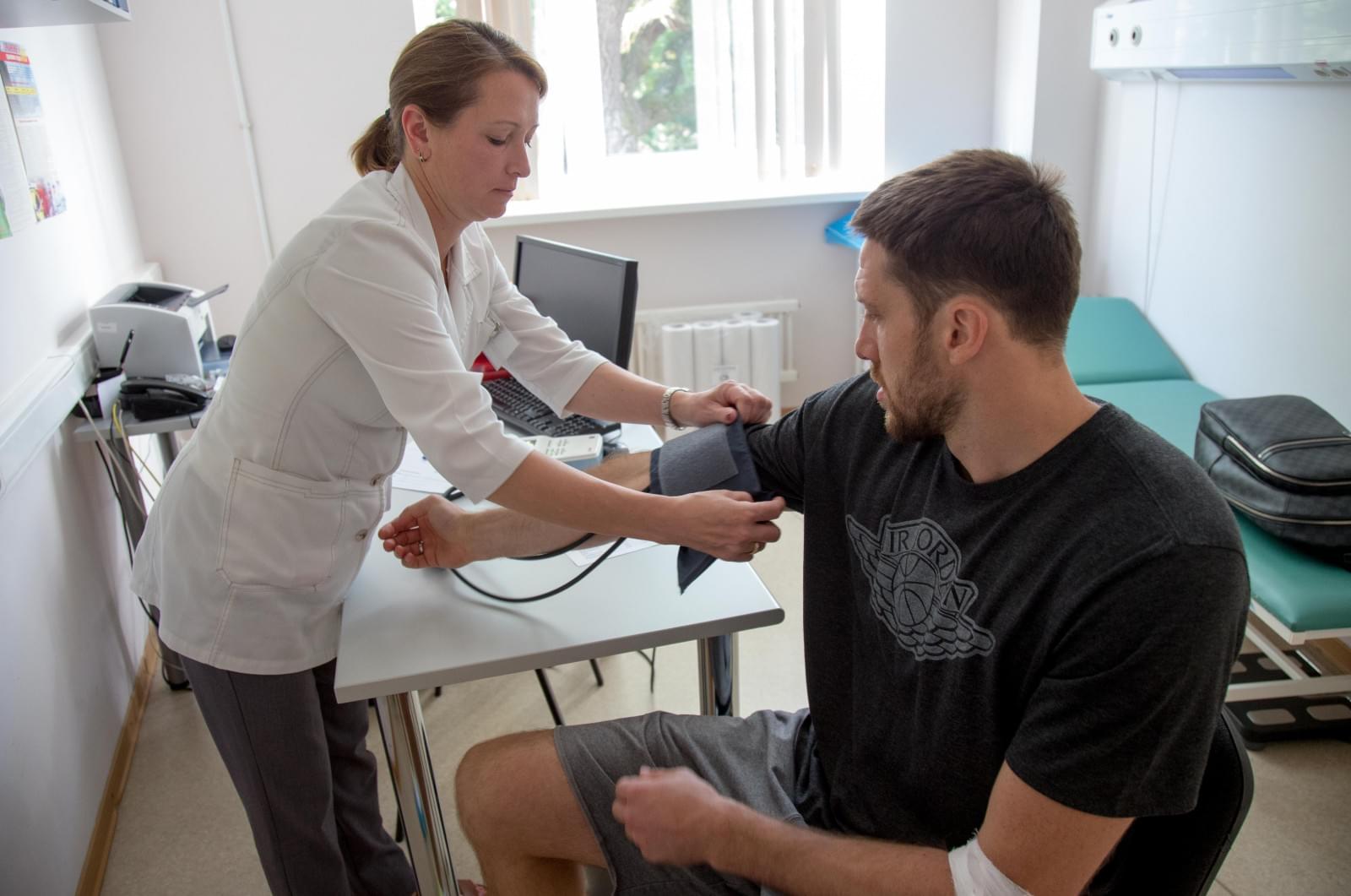 Медицинский осмотр БК «Зенит»