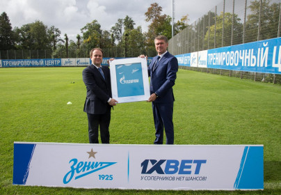 Презентация начала сотрудничества «1хВЕТ» и «Зенит»