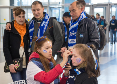 «Фан-Променад» перед матчем «Зенит» — «Реал Сосьедад»