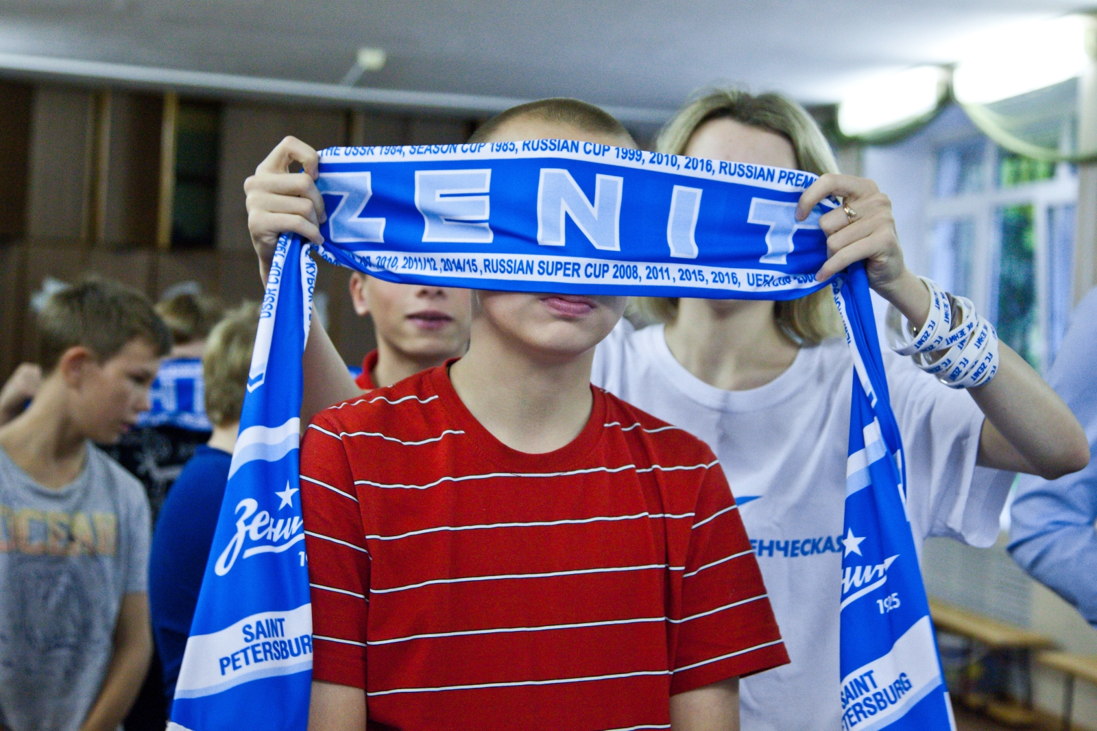 Синегривый Лев в гостях у детей из Детского дома