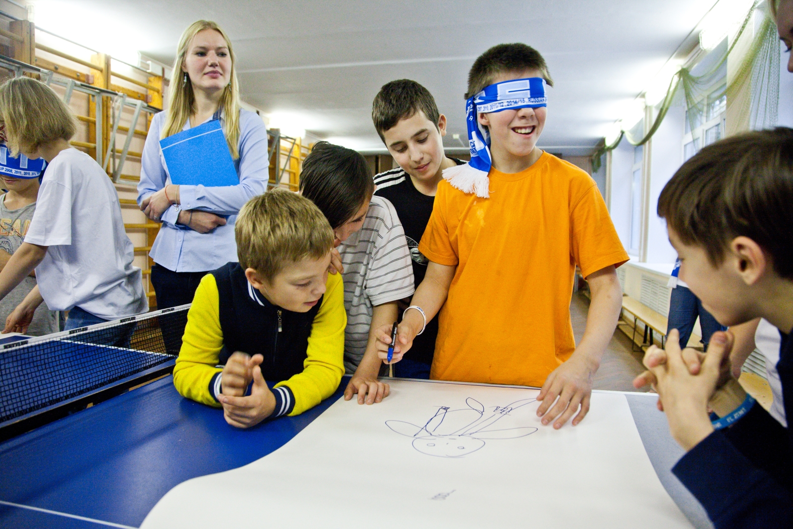 Синегривый Лев в гостях у детей из Детского дома