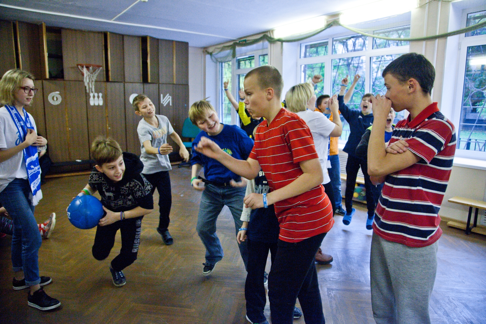 Синегривый Лев в гостях у детей из Детского дома