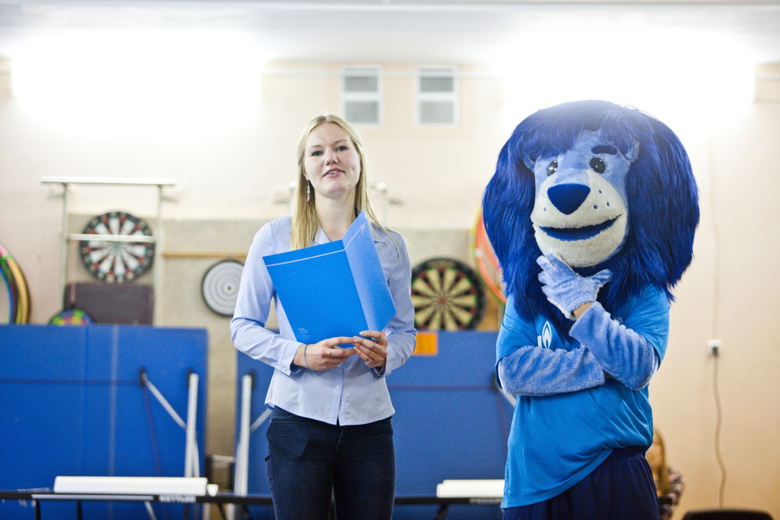 Синегривый Лев в гостях у детей из Детского дома