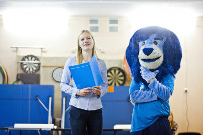 Синегривый Лев в гостях у детей из Детского дома