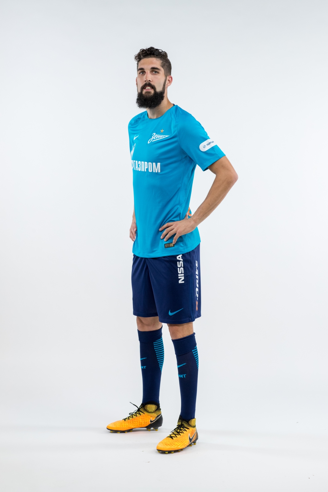 Фотосессия игроков основного состава ФК «Зенит» в новой игровой форме Nike сезона 2017/18