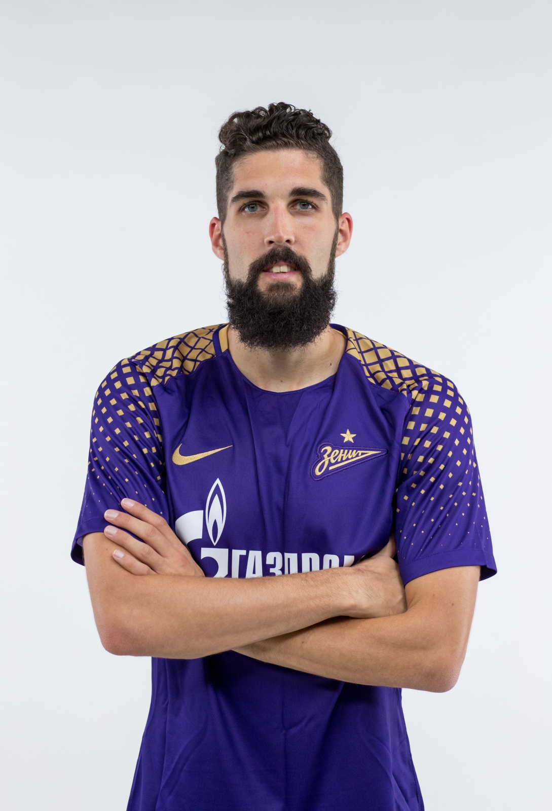 Фотосессия игроков основного состава ФК «Зенит» в новой игровой форме Nike сезона 2017/18