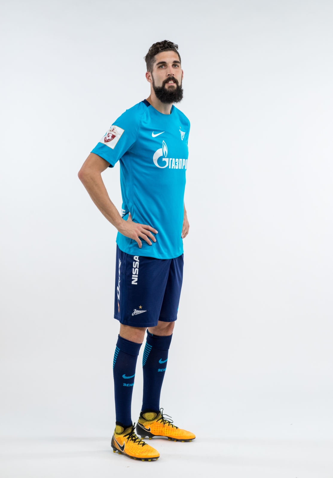 Фотосессия игроков основного состава ФК «Зенит» в новой игровой форме Nike сезона 2017/18