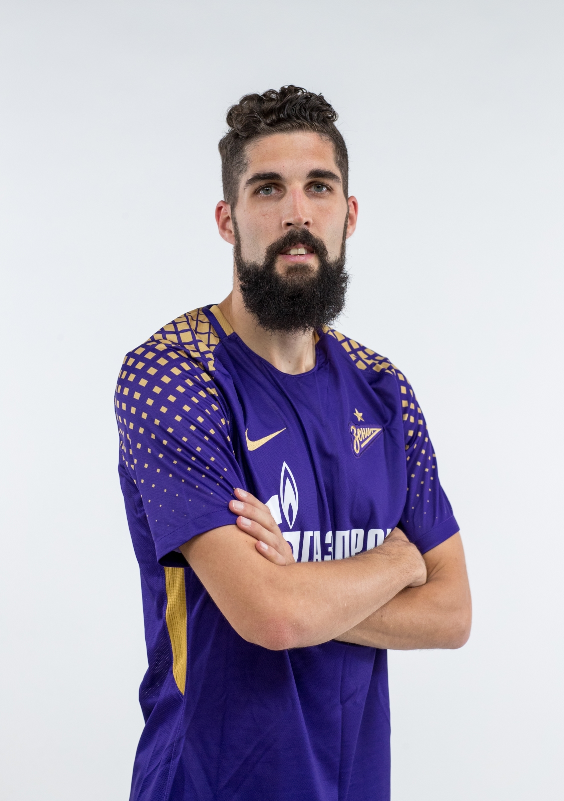 Фотосессия игроков основного состава ФК «Зенит» в новой игровой форме Nike сезона 2017/18