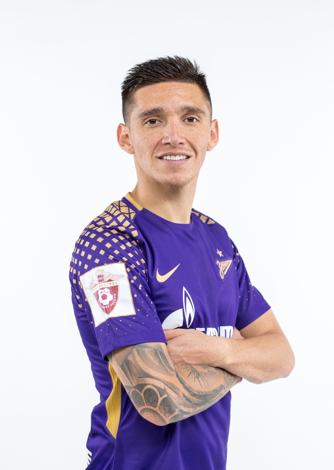 Фотосессия игроков основного состава ФК «Зенит» в новой игровой форме Nike сезона 2017/18