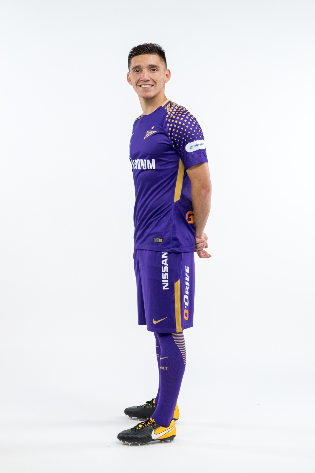 Фотосессия игроков основного состава ФК «Зенит» в новой игровой форме Nike сезона 2017/18