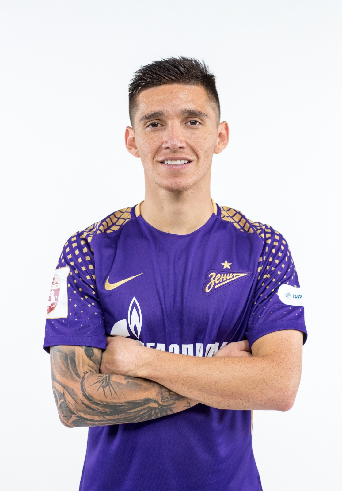 Фотосессия игроков основного состава ФК «Зенит» в новой игровой форме Nike сезона 2017/18