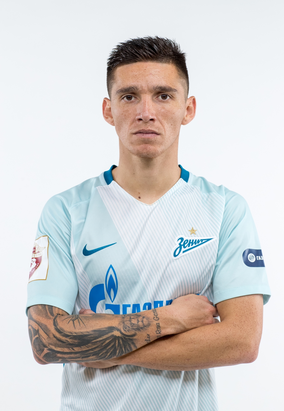 Фотосессия игроков основного состава ФК «Зенит» в новой игровой форме Nike сезона 2017/18