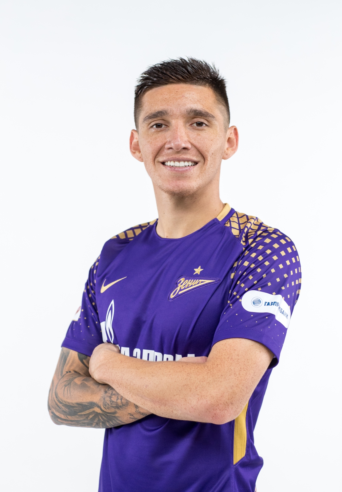 Фотосессия игроков основного состава ФК «Зенит» в новой игровой форме Nike сезона 2017/18