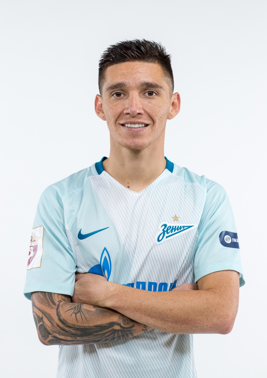 Фотосессия игроков основного состава ФК «Зенит» в новой игровой форме Nike сезона 2017/18