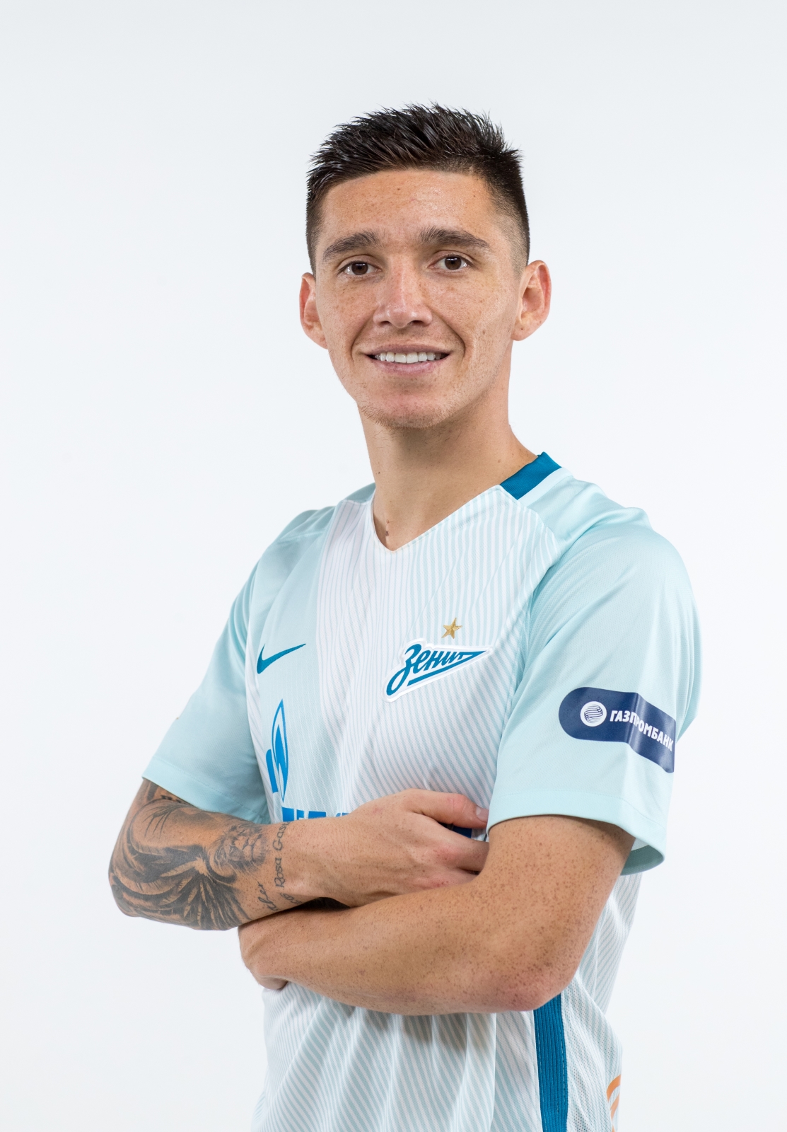 Фотосессия игроков основного состава ФК «Зенит» в новой игровой форме Nike сезона 2017/18