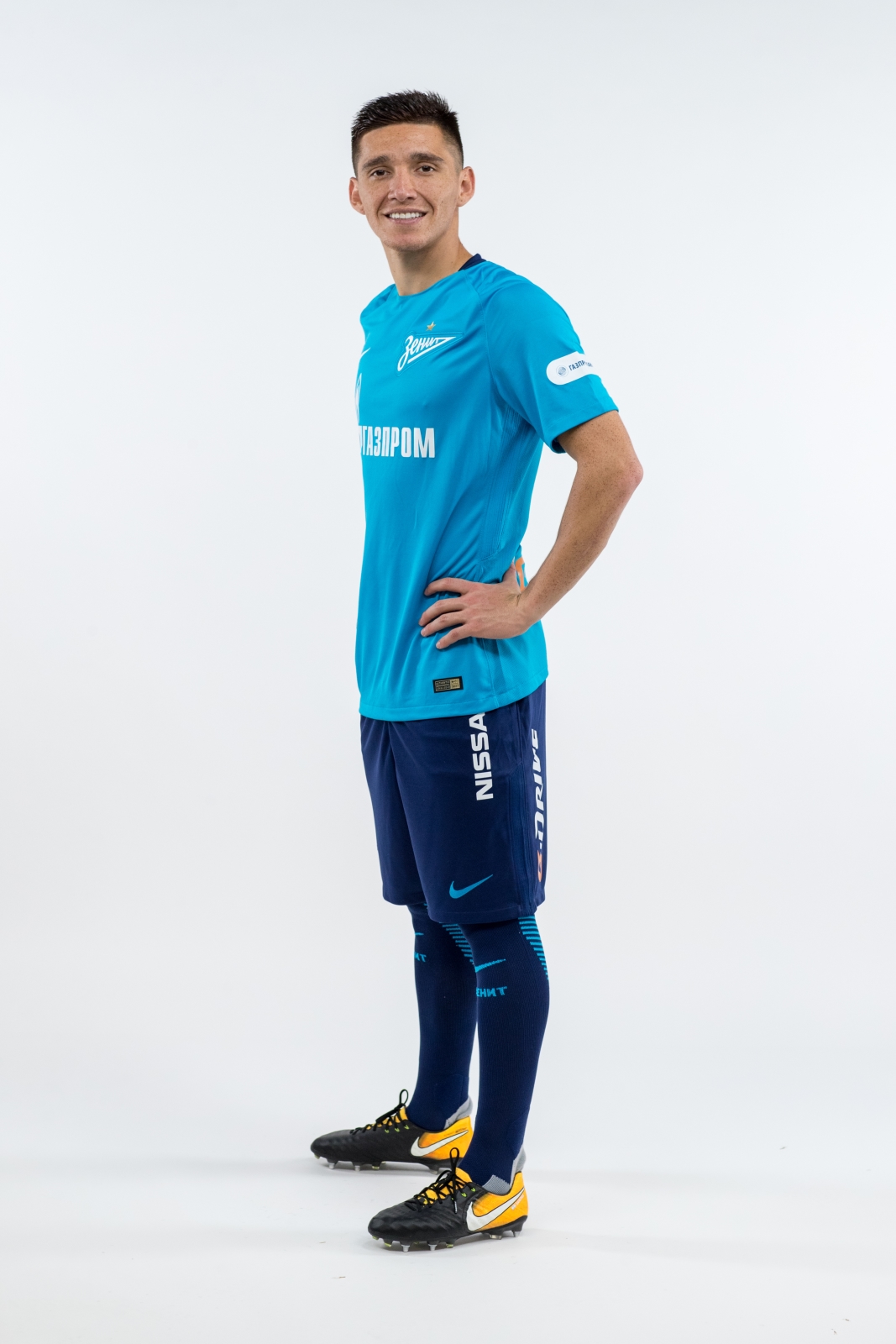 Фотосессия игроков основного состава ФК «Зенит» в новой игровой форме Nike сезона 2017/18