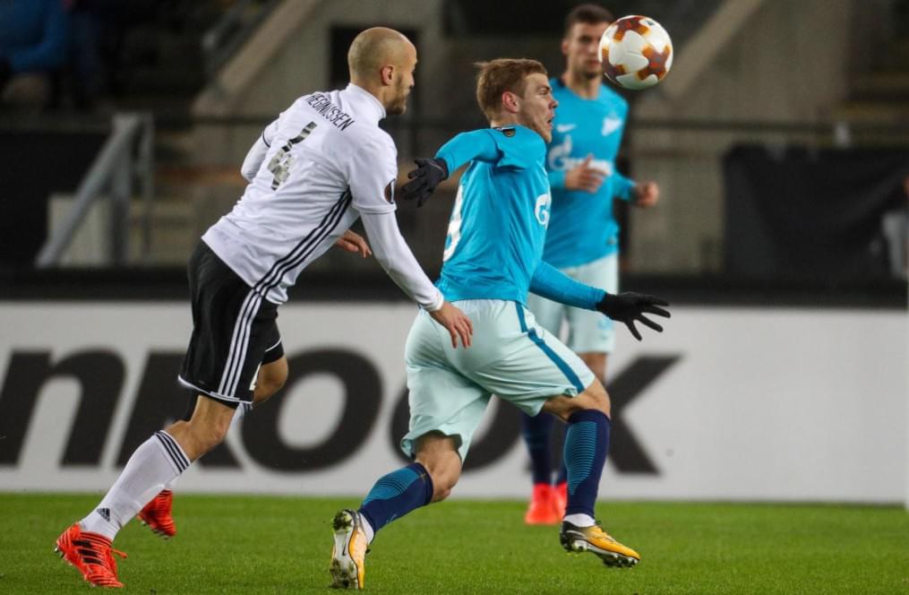 Лига Европы УЕФА 2017/18, 4 тур, «Русенборг» — «Зенит»