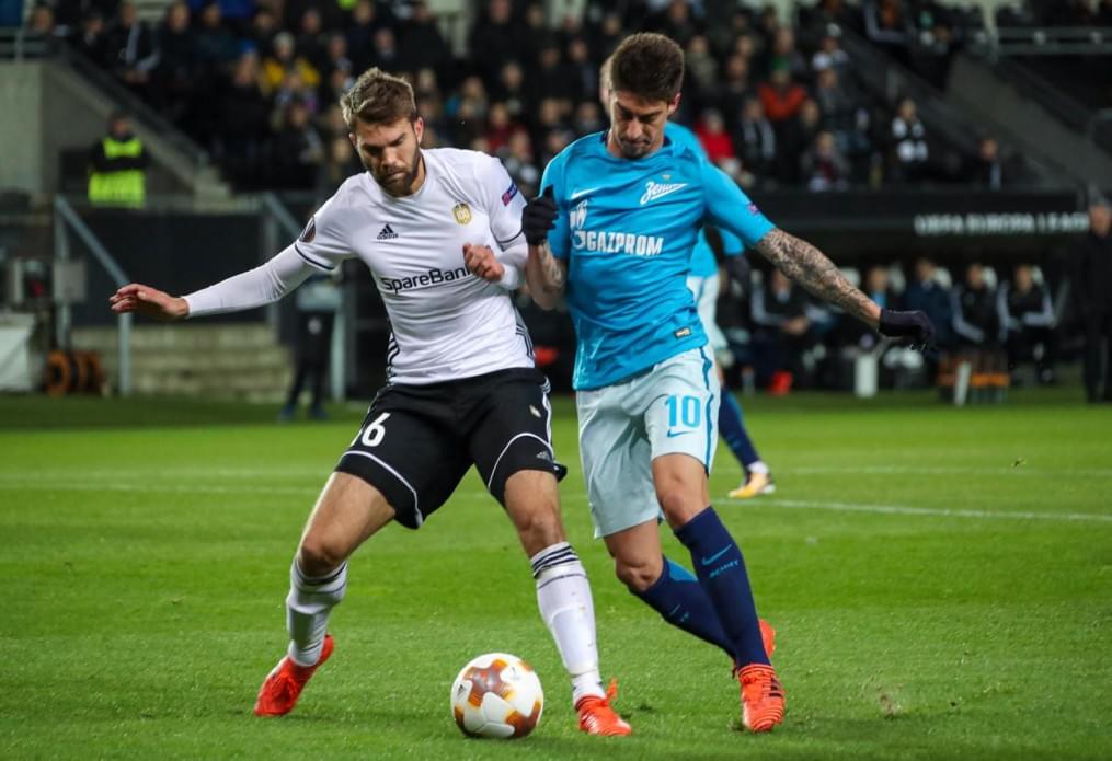 Лига Европы УЕФА 2017/18, 4 тур, «Русенборг» — «Зенит»