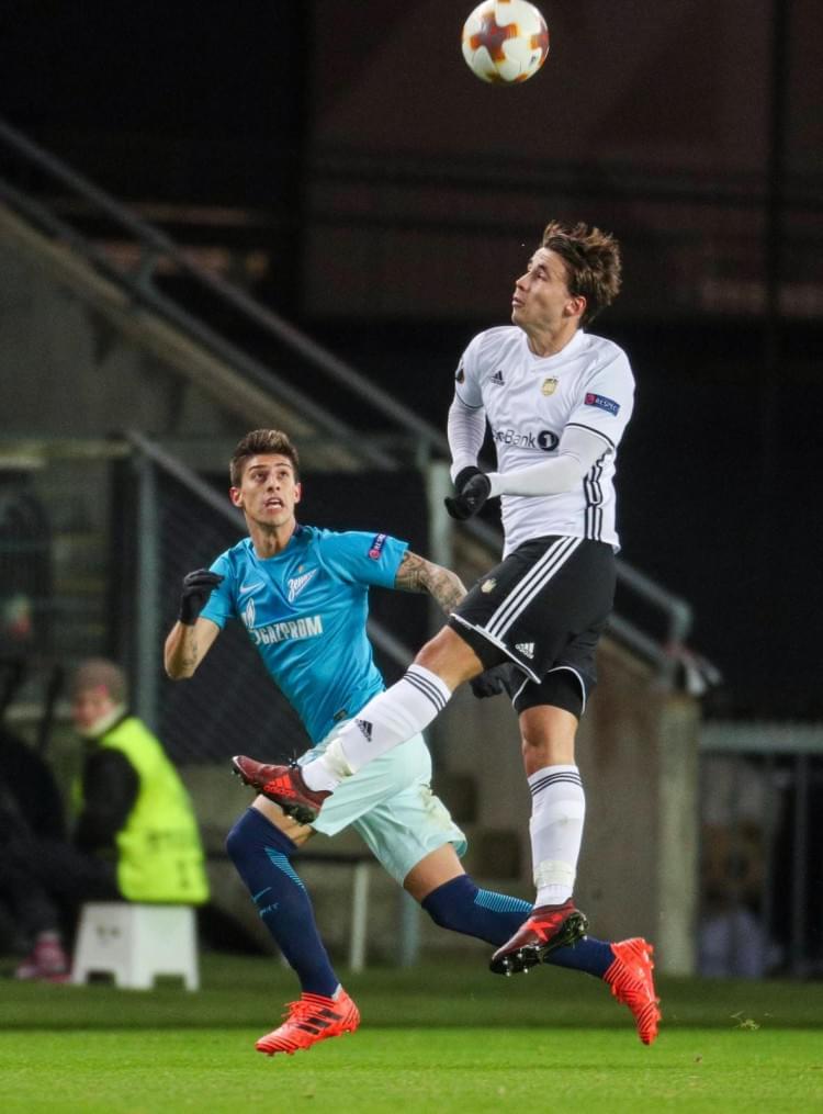 Лига Европы УЕФА 2017/18, 4 тур, «Русенборг» — «Зенит»