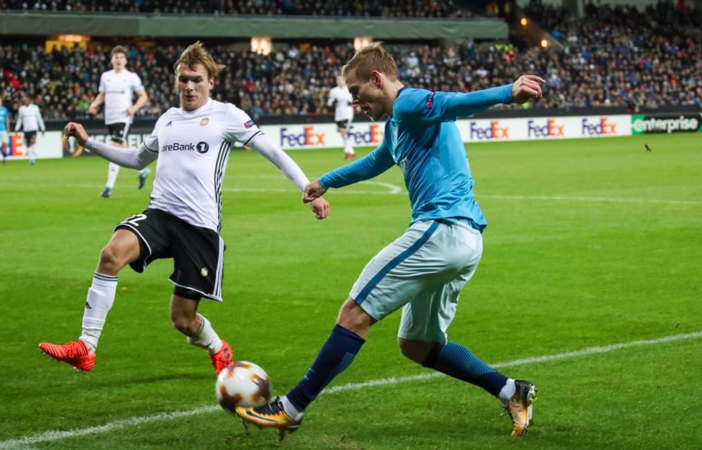 Лига Европы УЕФА 2017/18, 4 тур, «Русенборг» — «Зенит»