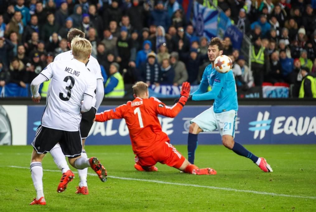 Лига Европы УЕФА 2017/18, 4 тур, «Русенборг» — «Зенит»