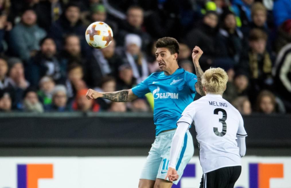 Лига Европы УЕФА 2017/18, 4 тур, «Русенборг» — «Зенит»