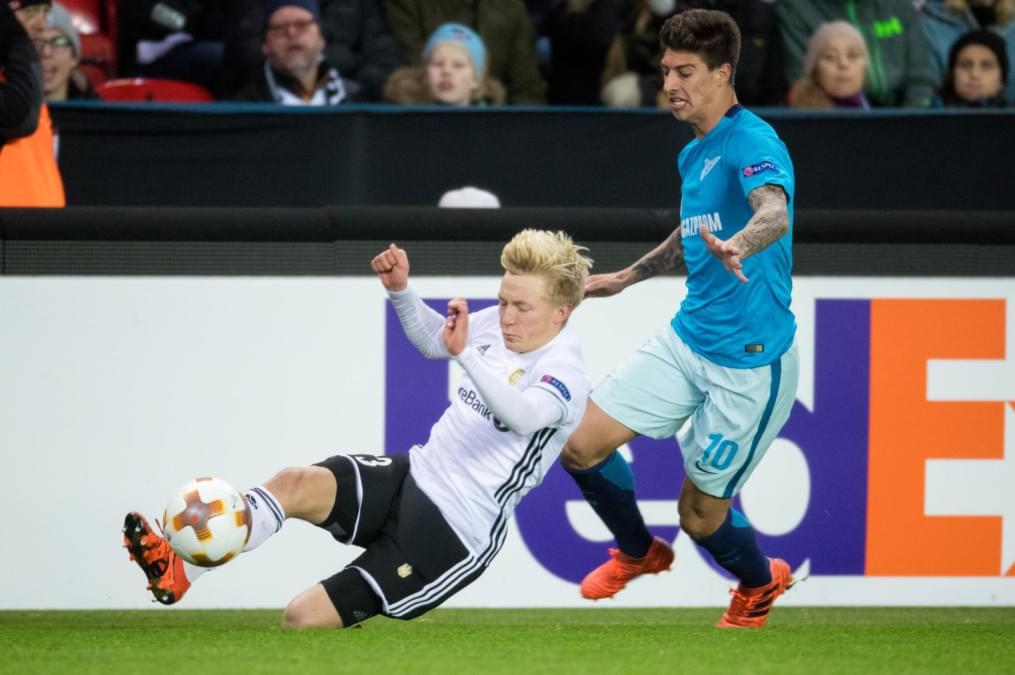 Лига Европы УЕФА 2017/18, 4 тур, «Русенборг» — «Зенит»