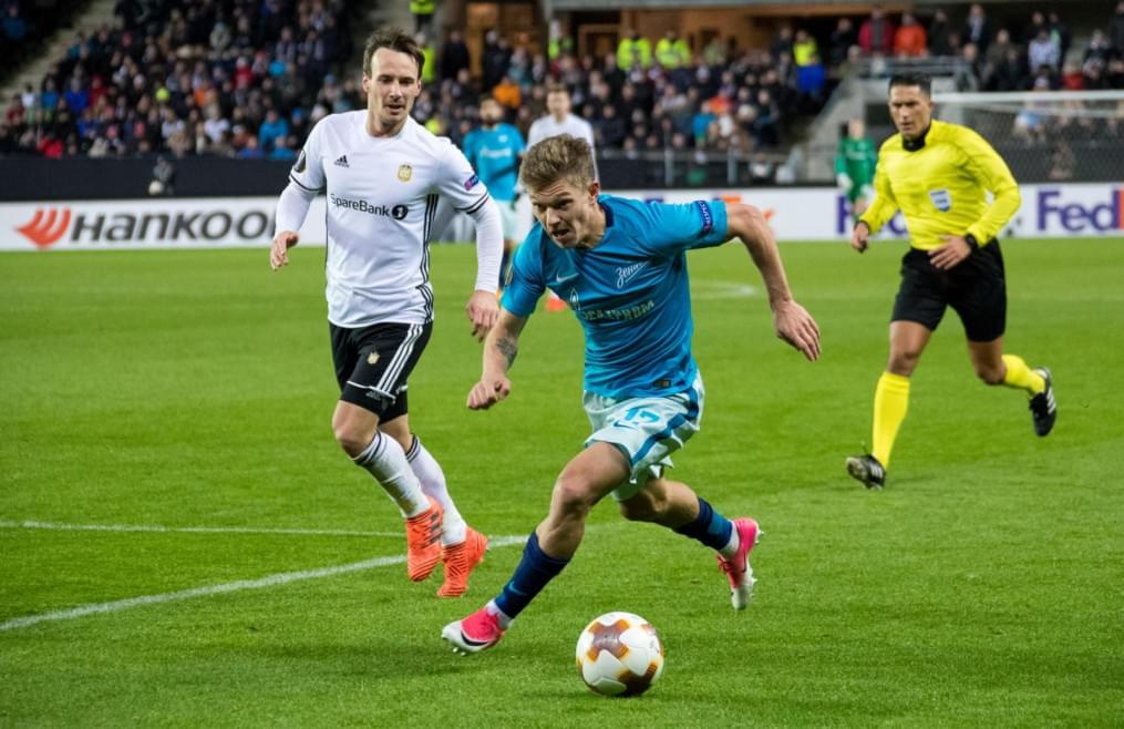 Лига Европы УЕФА 2017/18, 4 тур, «Русенборг» — «Зенит»